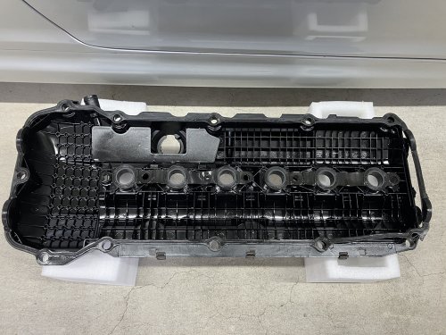 取り外したエンジンヘッドカバー