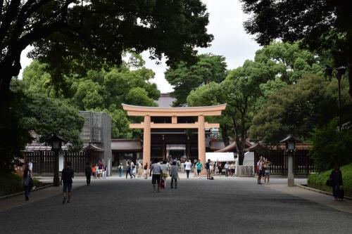 明治神宮の鳥居