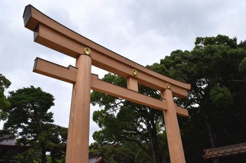 明治神宮の鳥居