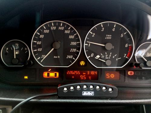 BMW E46 メーターパネル　警告灯点灯状態